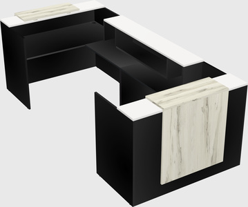 Reception desk u-shape