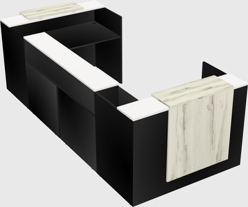 Reception desk u-shape