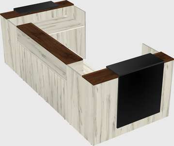 Reception desk u-shape