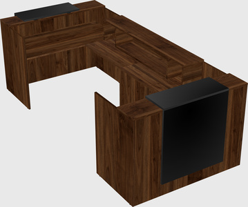 Reception desk u-shape