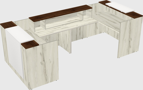 Reception desk u-shape
