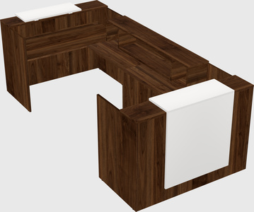 Reception desk u-shape