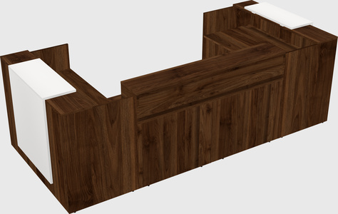 Reception desk u-shape