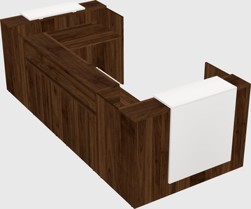 Reception desk u-shape