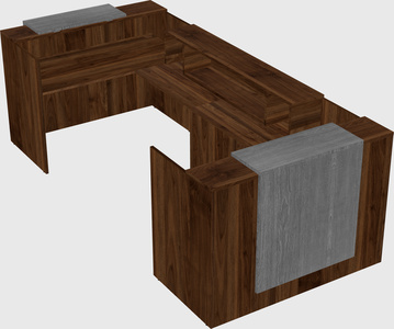Reception desk u-shape
