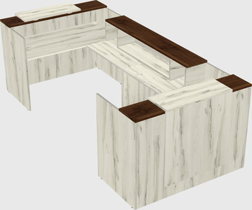 Reception desk u-shape