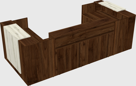 Reception desk u-shape