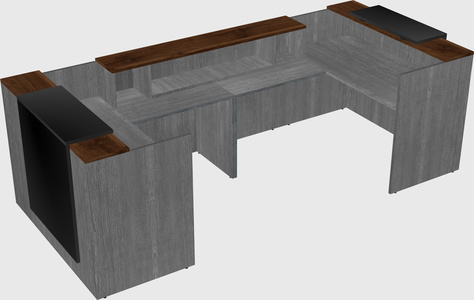 Reception desk u-shape