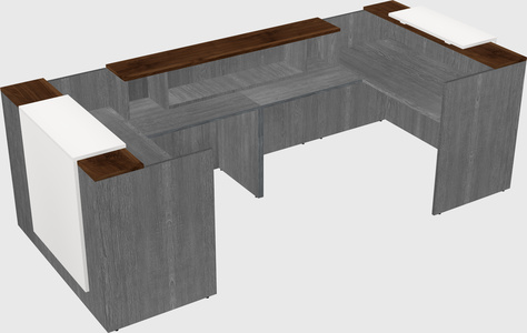 Reception desk u-shape