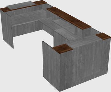 Reception desk u-shape