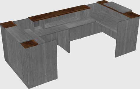 Reception desk u-shape