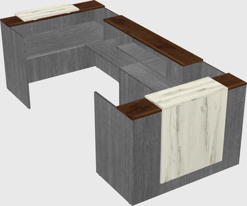 Reception desk u-shape