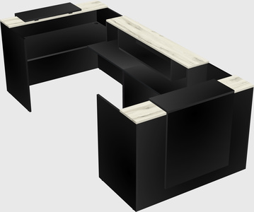 Reception desk u-shape