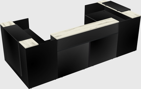 Reception desk u-shape