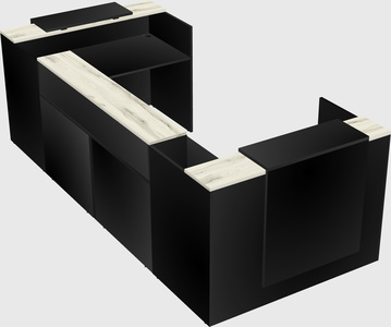 Reception desk u-shape