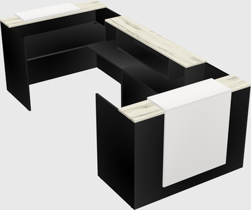 Reception desk u-shape