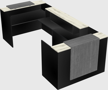 Reception desk u-shape