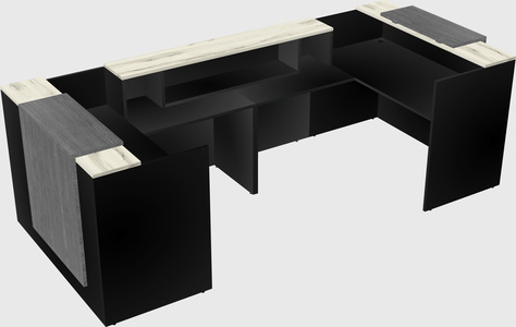 Reception desk u-shape