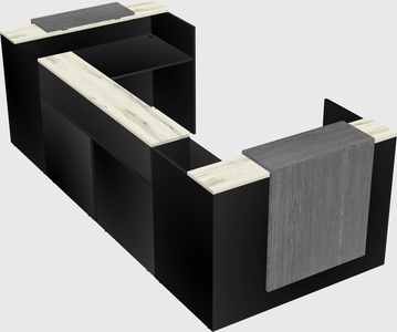 Reception desk u-shape