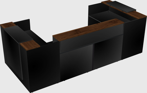 Reception desk u-shape
