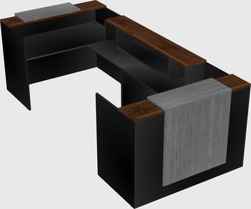Reception desk u-shape