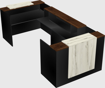 Reception desk u-shape