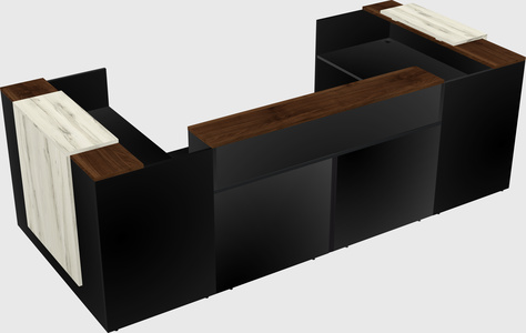 Reception desk u-shape
