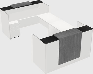 Reception desk u-shape