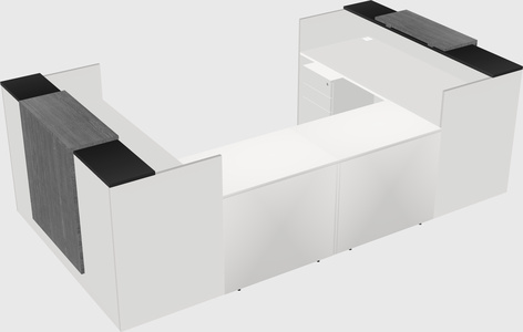 Reception desk u-shape