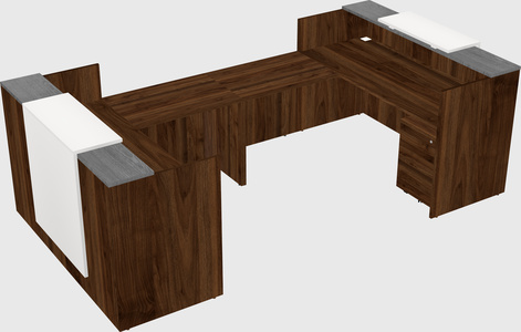 Reception desk u-shape