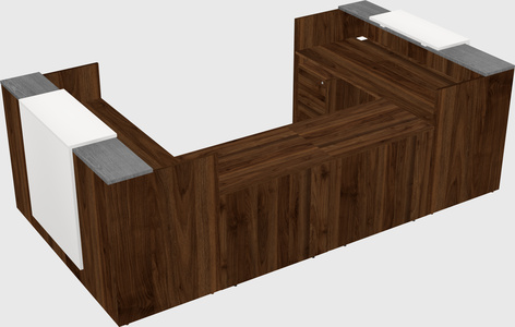 Reception desk u-shape