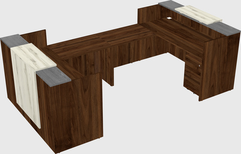 Reception desk u-shape