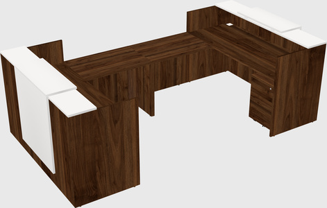 Reception desk u-shape