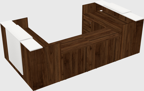 Reception desk u-shape
