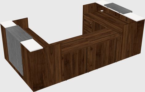 Reception desk u-shape