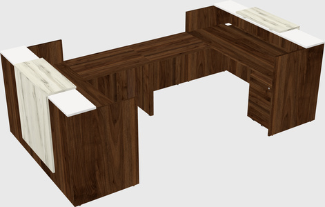 Reception desk u-shape