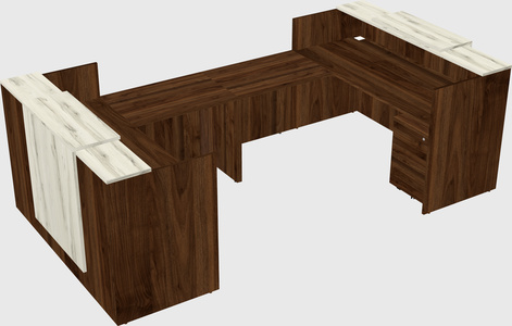 Reception desk u-shape