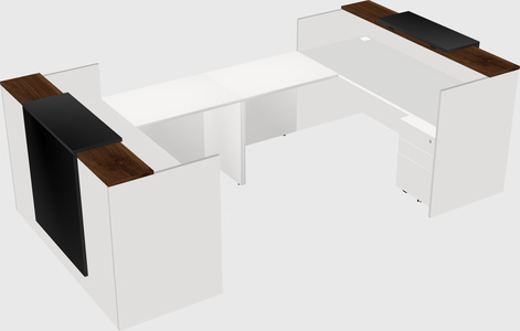 Reception desk u-shape