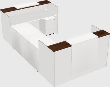 Reception desk u-shape