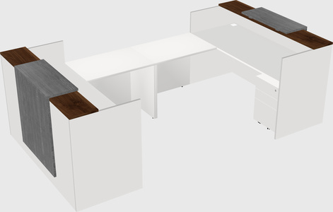 Reception desk u-shape