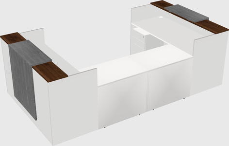 Reception desk u-shape