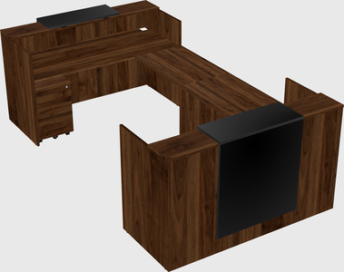 Reception desk u-shape