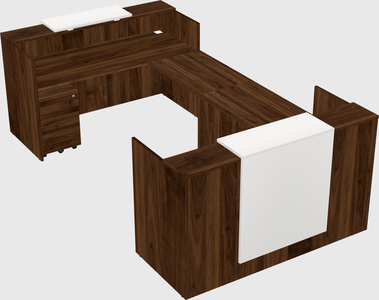 Reception desk u-shape