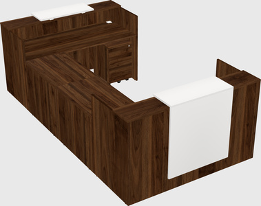Reception desk u-shape
