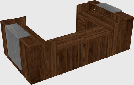 Reception desk u-shape