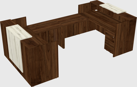 Reception desk u-shape