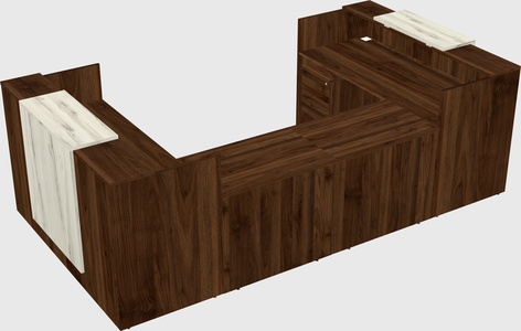 Reception desk u-shape
