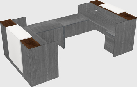 Reception desk u-shape