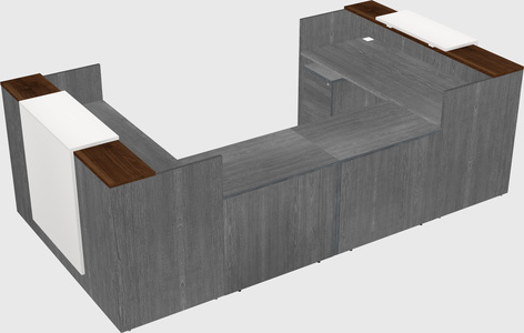 Reception desk u-shape