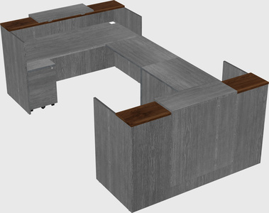 Reception desk u-shape